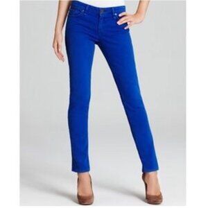 J. Crew Blue Toothpick Stretch Taper Leg Jean Women's Size 32